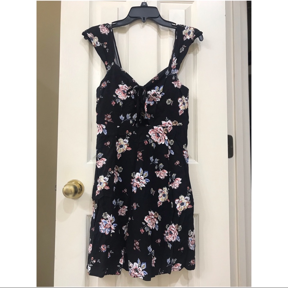 Black Floral Dress